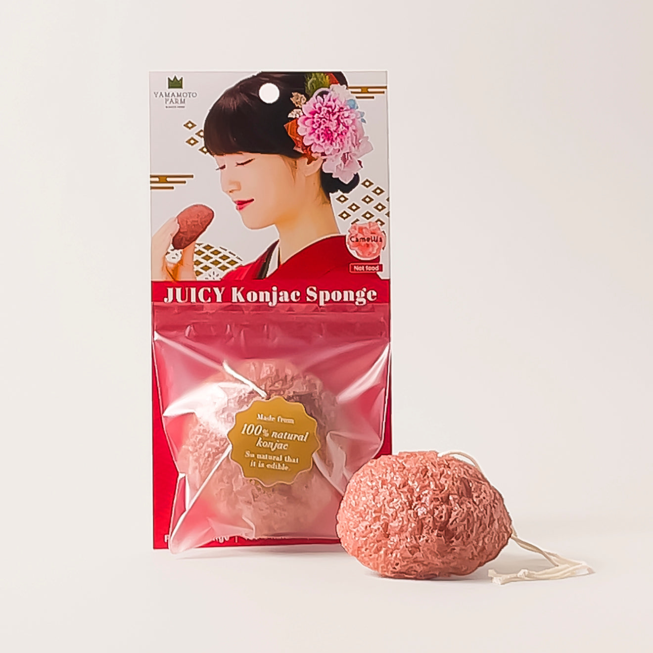JUICY Konjac Sponge (Camellia)