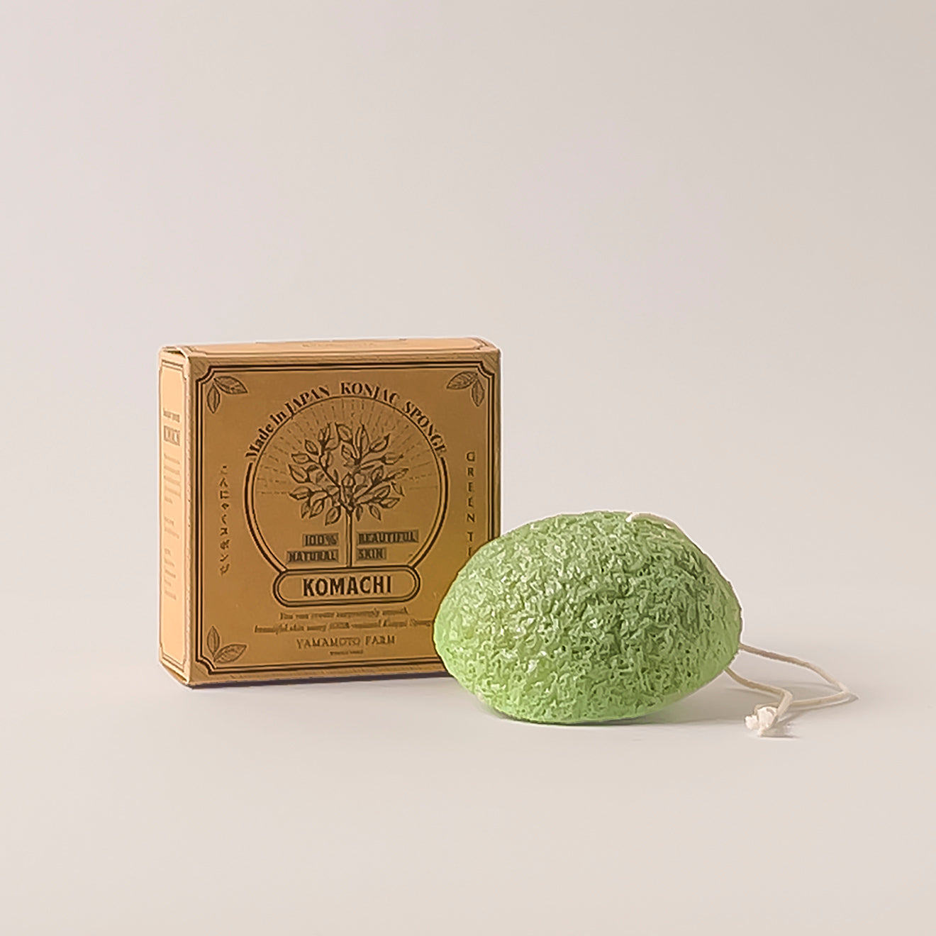KOMACHI Konjac Sponge (Green Tea)